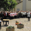 Fest zum 20jährigen Jubiläum des Chorkreises Saale-Unstrut-Elstertal; Singen auf dem Marienplatz